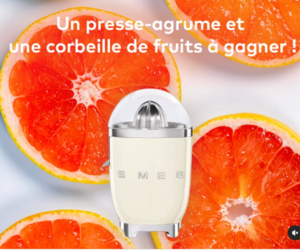 presse-agrumes Smeg à gagner