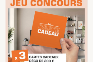 une carte-cadeau déco de 200 € à remporter