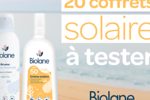 un coffret solaire Biolane
