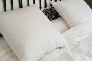 une couette fraîcheur en duvet de