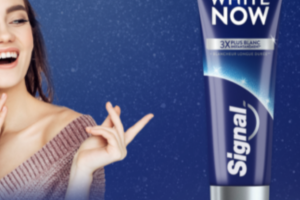 Signal un lot de dentifrices et brosses à dents