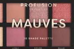 Une palette de fards à paupières Mauve de Profusion