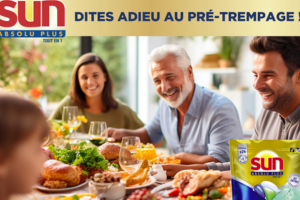 pack de capsules lave-vaisselle Sun Absolu Plus