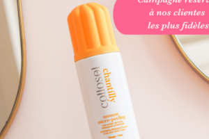 une mousse Chantilly Nettoyante Micro-Peeling de Collosol