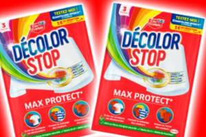 des lingettes Décolor Stop