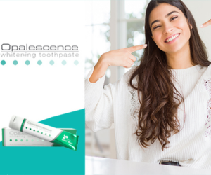 un dentifrice blanchissant Opalescence