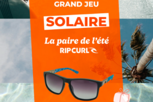 une paire de lunettes de soleil Rip Curl