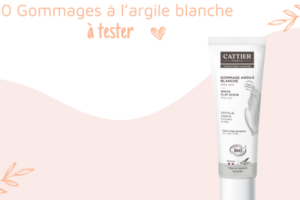 un gommage à l'argile blanche de Cattier