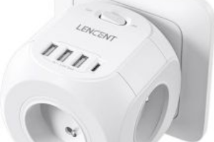 une prise USB secteur multiprise Lencent