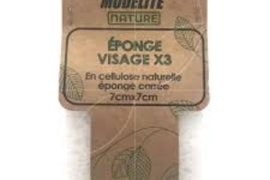 un lot de 3 éponges pour le visage Modelite