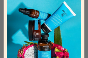 une routine capillaire Apivita