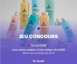 carte cadeau Avril Cosmétiques de 100 €