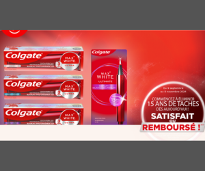 dentifrice ou sérum Max White de Colgate