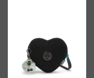 Kipling sac à main cœur noir