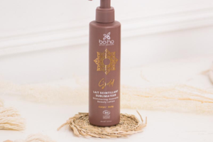 lait scintillant sublimateur gold Boho Green Skincare