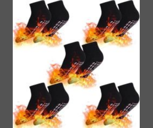 paire de chaussettes chauffantes