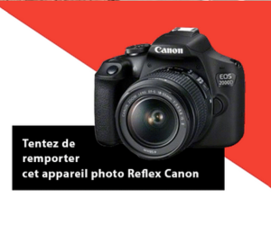 appareil photo Reflex Canon EOS 2000D