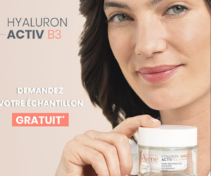 Eau Thermale Avène lance actuellement une campagne d'échantillons gratuits de sa Crème régénération cellulaire Hyaluron Activ B3.