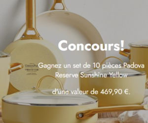 GreenPan lot d’ustensiles Padova Reserve Sunshine Yellow