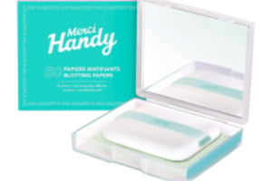 papiers matifiants visage Merci Handy