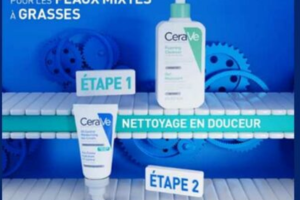 routine de soins pour les peaux mixtes à grasses CeraVe