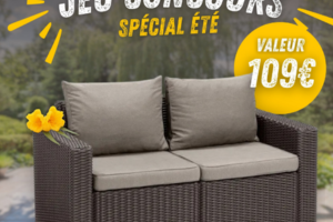 Ducatillon canapé extérieur 2 places