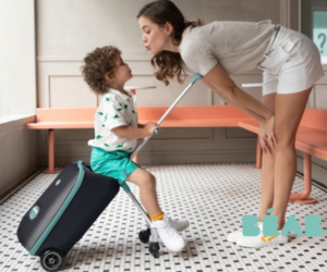 valise avec assise de voyage Luggage Eazy Béaba