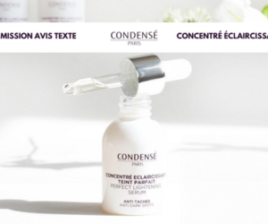 concentré éclaircissant teint parfait de Condensé Paris