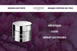 masque contour des yeux de Condensé Paris