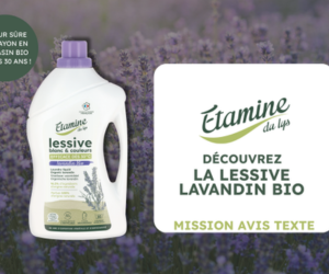 lessive blanc & couleurs Étamine du Lys