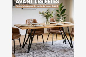 table de repas rectangulaire CALI