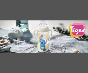 biberon tétine plate Stitch de Tigex