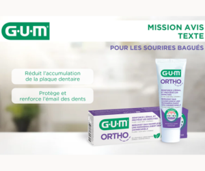 dentifrice GUM ORTHO