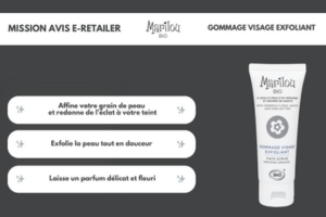 gommage visage exfoliant Marilou Bio