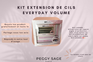kit extensions de cils DIY Everyday Volume de Peggy Sage