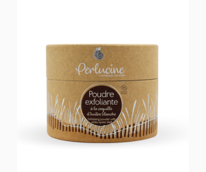 poudre exfoliante à la coquille d'huître de Perlucine