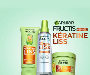 routine Garnier Fructis Kératine Liss