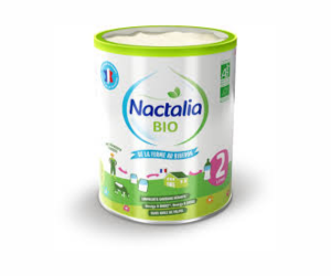 lait bio infantile 2ème âge Nactalia Bio