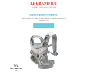 porte-bébé Ergotwist William Kent