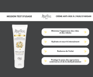 crème anti-âge de Marilou Bio